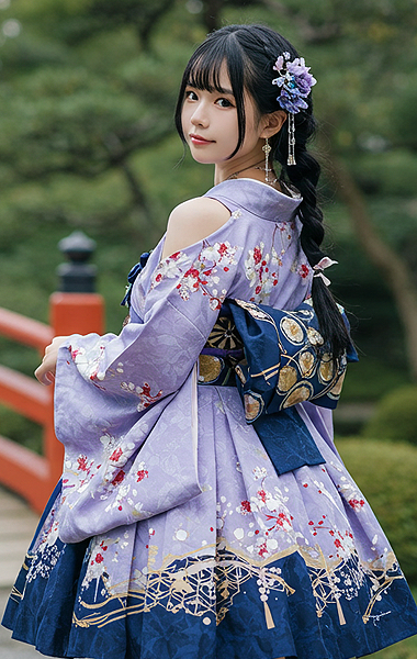 着物ドレスの商品「AYAME」の写真